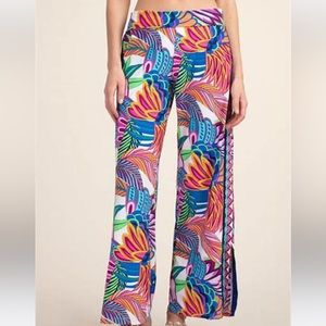 Trina Turk “Paradise Plume” Swim Cover-Up Pants